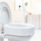 ETAC Hi-Loo - dvignjen straniščni sedež (6 ali 10 cm) s pokrovom ali brez njega. Hi-Loo - dvignjen straniščni sedež (višina 10 cm, 150 kg)