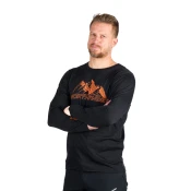 Northfinder Moška majica z dolgimi rokavi iz mešanice merino volne ERNESZT