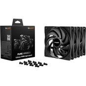 be quiet! Pure Wings 3 120 mm PWM HS 3 kos – visoko hitri ventilator za ohišje
