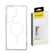 WOZINSKY Zaščitni etui za Samsung Galaxy S25 Ultra Clear MagSafe - prozoren