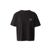 Calvin Klein Jeans Majica  svetlo siva / črna / bela