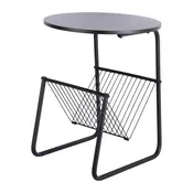 Kovinska okrogla stranska mizica o 40 cm Riqueza Revista – Leitmotiv