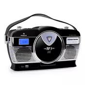 AUNA prenosni radio Retro Vintage RCD-70, črn