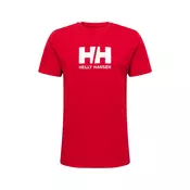 HELLY HANSEN Majica, vatreno crvena / bijela