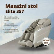 Masažni stol Elite 357 – 3D masaža – Moderna investicija v vaše zdravje in dobro počutje