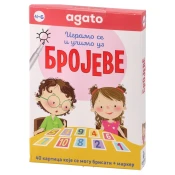 Agato Edukativne kartice kartice Igramo se i ucimo brojeve, 40 kartica , 4-7 godina