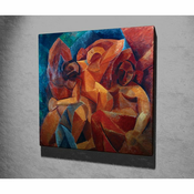 Wallity Dekorativna slika na platnu, 45x45cm, Šarena