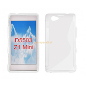 S silikonski ovitek SONY Xperia Z1 mini D550 prozoren