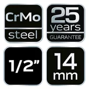 slomart NEO TOOLS udarna nasadna glava 1/2, 14 x 38mm, Cr-Mo