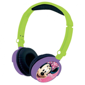 LEXIBOOK slušalke za otroke Disney Minnie Mouse, zelena, vijolična