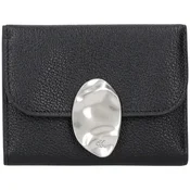 Calvin Klein Jeans STONE LOCK SLOUCHY LTHR TRIFOLD LV04F1062G Črna