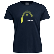 Dámské tricko Head Club Lara T-Shirt Women Dark Blue/Yellow M