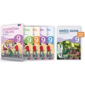 SLOVENŠČINA V OBLAKU 9 + IGRIŠČE ZGODB, samostojni delovni zvezek za slovenščino v 4 delih + zbirka dejavnosti za ustvarjalni pouk književnosti