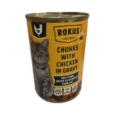 ROKUS Konzerva za macke sa ukusom piletine, 410g