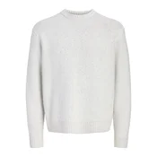 JACK & JONES Pulover JORCHAMBERI čokolada/bela