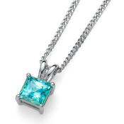 Ženski oliver weber catch 925ag blue zircon lancic sa swarovski kristalom ( 61142.min )