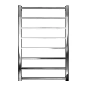 Ogrevani nosilec za brisače z lestvijo TOKIO 174W/230V 80x53 cm nerjaveče jeklo/sijajni krom