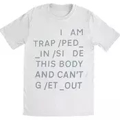 Radiohead Trapped (Back Print) White L Majica