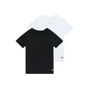 Levis Kids Majica pastelno modra/živo rdeča/črna/off-bela