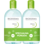 Bioderma Micelarna voda za masnu do kombinovane kože Sebium H2O, 500ml, 2 komada
