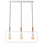 Viseča stropna svetilka Frame Pendant 3x60W - Bela