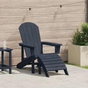 Adirondack stolica Mornarsko plava 82 x 74 x 92 cm HDPE