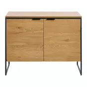 Komoda v hrastovem dekorju v naravni barvi 104,5x80x45 cm Cesura – Unique Furniture