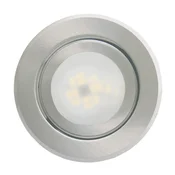 Busch Vgradna svetilka Joanie z LED, brušeni aluminij - Dnevna soba/jedilnica - Sodobni - Kovina