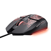 Trust - Miš TRUST GXT113 FELOX LED GAMING/crna