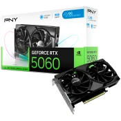 PNY GeForce RTX 5060 8GB Overclocked Dual Fan DLSS 4 grafična kartica, PCIe 5.0, 1xHDMI 2.1b, 3xDisplayPort 2.1b
