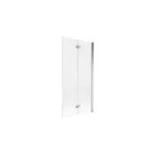 Mexen Mist dvojna tuš stena, desna 90 x 150 cm, prosojna, krom - 8A9-090-002-01-00-P
