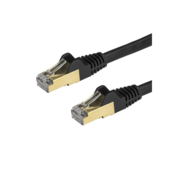 StarTech.com 6ASPAT2MBK kabel za umrežavanje Crno 2 m Cat6a U/FTP (STP)
