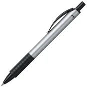 Kemični svinčnik basic metal faber castell 143411 mat srebrna