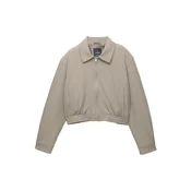 Pull&Bear Prehodna jakna temno bež