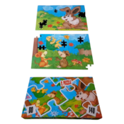 PUZZLE Kornjaca i zec, 80, 140 delova