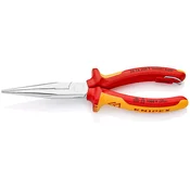 Knipex klešta špic prava 1000V VDE 200mm sa mogucnošcu kacenja 26 16 200 T