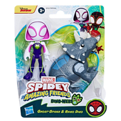 Figurici Hasbro Marvel Spidey and His Amazing Friends Dino-Webs – Ghost-Spider in Rhino Dino (G0122)