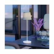 Eglo 75936 - LED stona lampa LEONERO, prigušiva, punjiva, LED/3,8W/5V 2000 mAh, bela/zelena