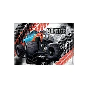 PP pokrov z zaponko A5, Monster Truck