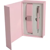 WELLINGTON Set pisalni hastur svinčnik kemični + etui roza - roza