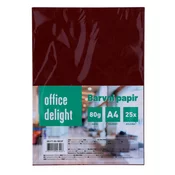 PAPIR BARVNI A4 80g 25 V PAKETU RJAVA