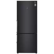 LG GBB569MCAMB hladnjak s donjim zamrzivacem, crni