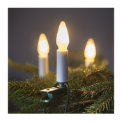 Proširiva LED girlanda FELICIA FILAMENT 20xE10 14m bela/topla bela IP44