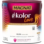 shumee MAT ZRAČNA LATEKSNA BARVA MAGNAT #kolorlove sivo bela KL04 2,5 l
