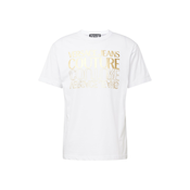 Versace Jeans Couture Sweater majica, zlatna / bijela