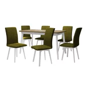 Jedilniški komplet Victorville 325 (Bela) 75x80x140cm