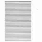 Venecijanski zastore Srebrno 220 x 145 cm Aluminij