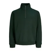 JACK & JONES Majica JJEBradley temno zelena