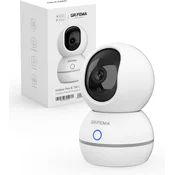 GRIFEMA Notranja nadzorna kamera - 1080p Wi-Fi, nočni vid