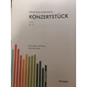 DOHNANYI:KONZERSTUCK IN D-DUR OP.12 CELLO AND PIANO